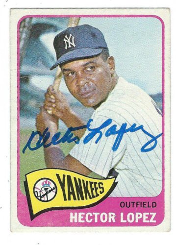 Hector Lopez Autographed Signed 1965 Topps Card - Autographs