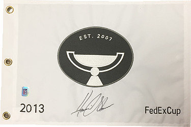 Henrik Stenson Autographed Signed 2013 FedEx Cup White PGA Embroidered Pin Flag- JSA Hologram 
