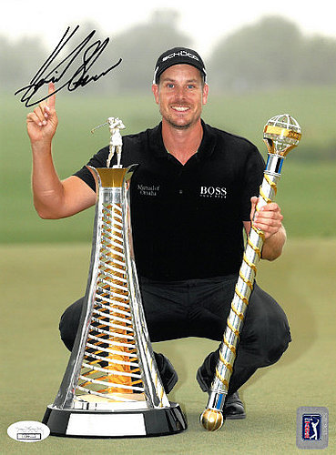 Henrik Stenson Autographed Signed PGA 8x10 Photo (2013 Race to Dubai Champion)- JSA Hologram #CC09113 
