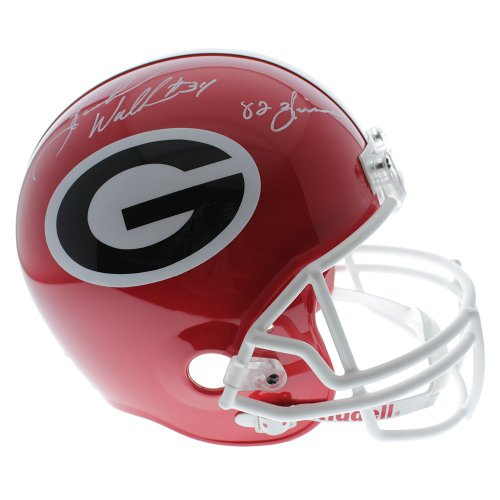 Herschel Walker UGA Bulldogs Autographed Signed F/S Rep Helmet w/82 HT w/ White Marker - BAS 