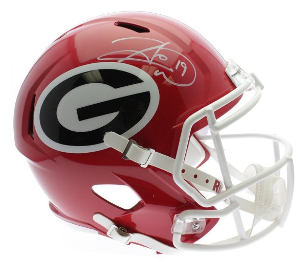Hines Ward Autographed Signed UGA Bulldogs Riddell Rep Full Size Helmet - PSA/DNA Certified 