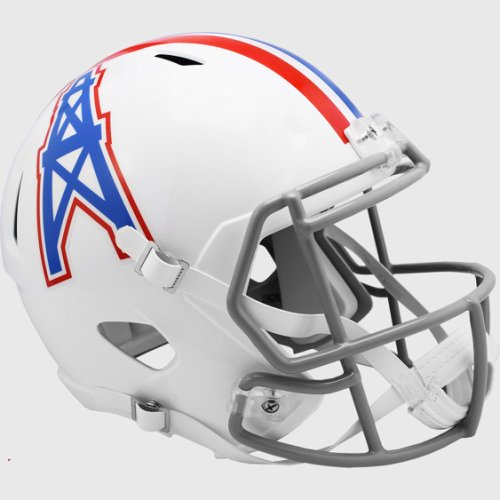 Elvin Bethea Houston Oilers Signed Full Size Replica Helmet JSA