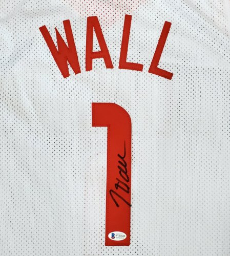 Houston Rockets John Wall Autographed Signed White Jersey Beckett Beckett 