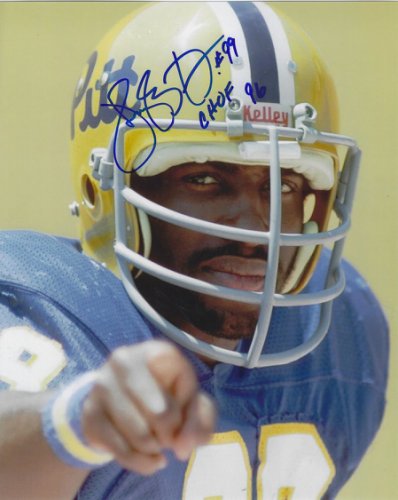 Hugh Green Autographed Signed "Chof 96" 8X10 Pitt Panthers Photo - Autographs