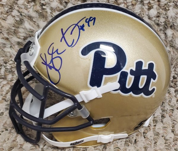 Hugh Green Autographed Signed University Of Pitt Panthers Mini Helmet - Autographs