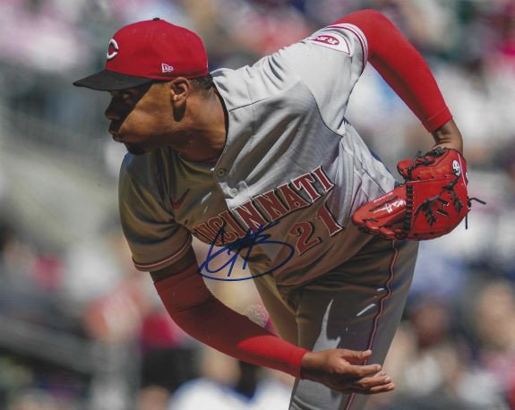 Hunter Greene Autographed Signed 8X10 Cincinnati Reds Photo - Autographs