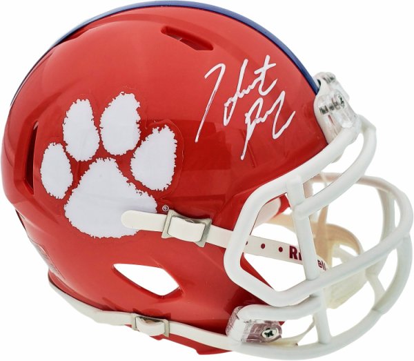 Hunter Renfrow Autographed Clemson Tigers Speed Mini Helmet Beckett Beckett
