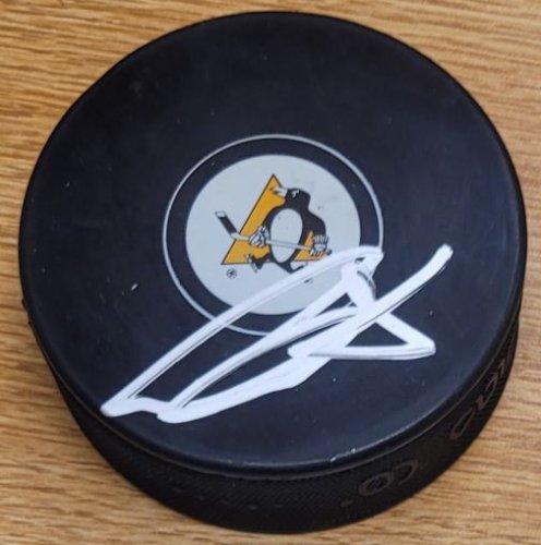 Ian Cole Autographed Signed Pittsburgh Penguins Hockey Puck - Autographs