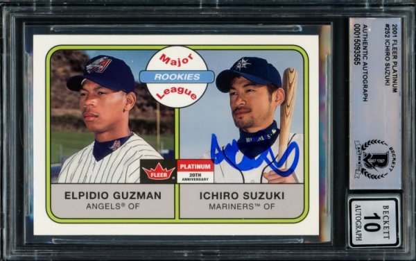 Ichiro Suzuki Autographed Signed 2001 Upper Deck Rookie Card Mariners