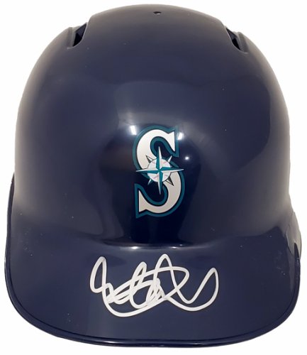 Ichiro Suzuki Autographed Seattle Mariners Batting Mini Helmet Is Holo #190510