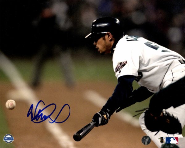 Ichiro Suzuki Autographed Signed 8X10 Photo Seattle Mariners 1St Career Hit Is Holo #20449 