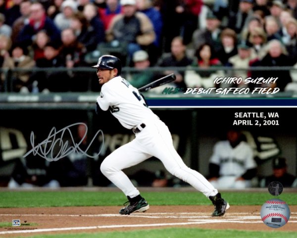 Ichiro Suzuki Autographed Signed 8X10 Photo Seattle Mariners MLB Debut Is Holo #212172 