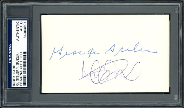 Ichiro Suzuki Autographed Memorabilia | Signed Photo, Jersey 