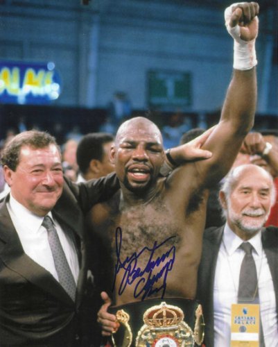 Iran Barkley Autographed Signed 8X10 Boxing Photo - Autographs