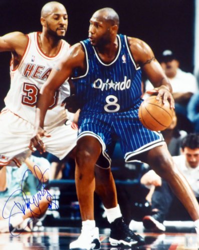 Isaac Austin Autographed Signed 16X20 Photo Orlando Magic #214784 