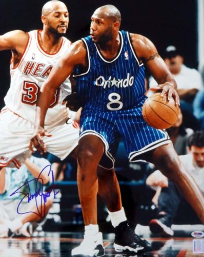 Isaac Austin Autographed Signed 16X20 Photo Orlando Magic PSA/DNA 