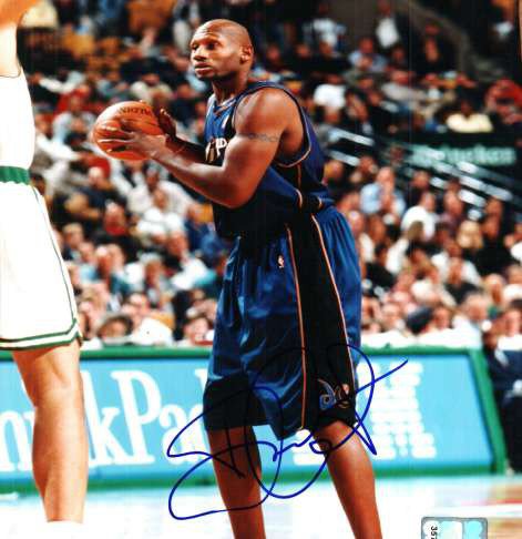 Isaac Austin Autographed Signed Washington Wizards Photo - Autographs