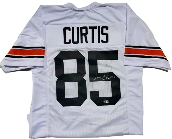 Isaac Curtis Cincinnati Bengals Autographed Signed White Custom Jersey - Beckett Authentic 