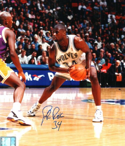 Isaiah Rider Autographed Signed Timberwolves Photo - Autographs