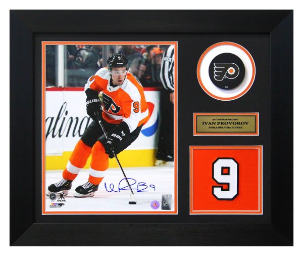 Ivan Provorov Autographed Signed Philadelphia Flyers Game Day Number 20x24 Frame