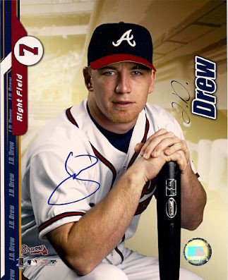J.D. Drew Autographed Signed Photo J.D. Drew Atlanta Braves - Autographs