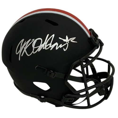 J.K. Dobbins Autographed Signed OSU Buckeyes Full Size Riddell Rep Speed ECLIPSE Helmet -JSA 