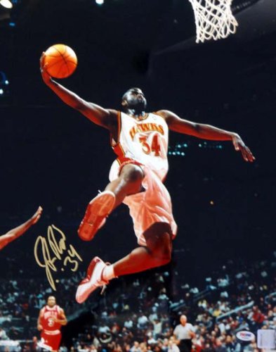 J.R. Rider Autographed Signed 16X20 Photo Atlanta Hawks PSA/DNA 