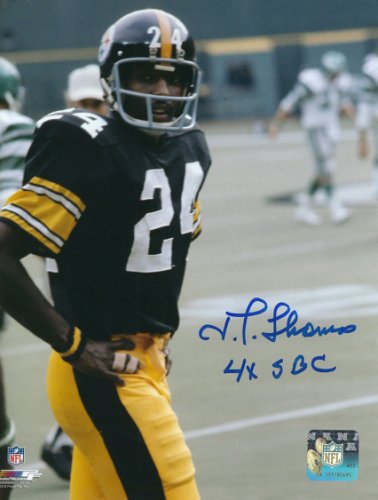 J.T. Thomas Autographed Signed J.T Thomas 8X10 Pittsburgh Steelers Photo - Autographs 