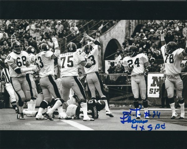 J.T. Thomas Autographed Signed J.T. Thomas 8X10 Pittsburgh Steelers Photo - Autographs 