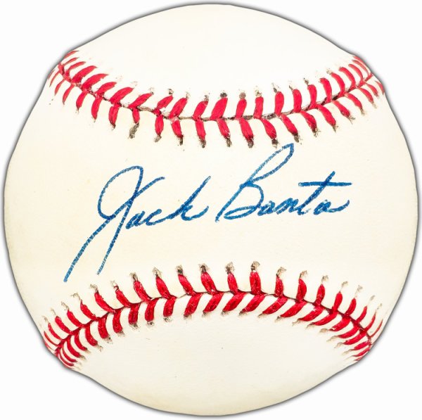 Jack Banta Autographed Signed Official Nl Baseball Brooklyn Dodgers Beckett Beckett 