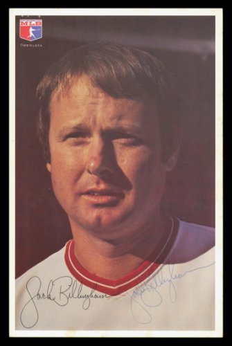 Jack Billingham Autographed 6X9 Team Issued Photos Cincinnati Reds 1976 #232412