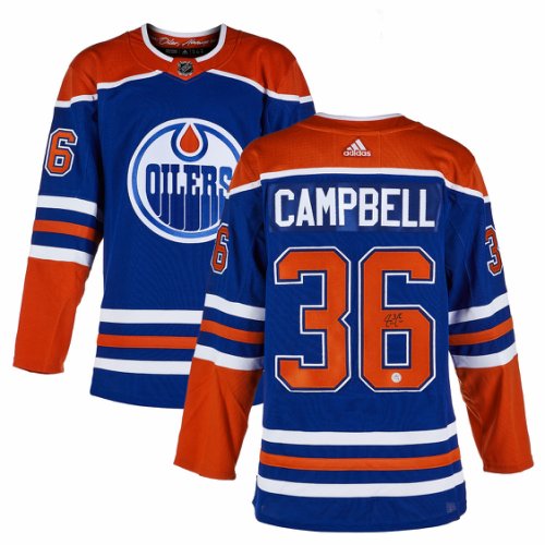 Jack Campbell Autographed Signed Edmonton Oilers adidas Jersey