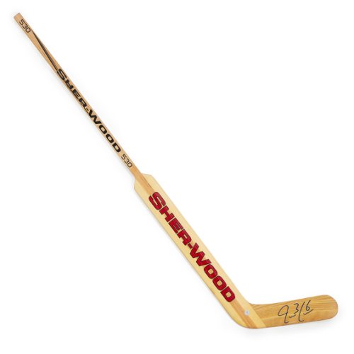 Jack Campbell Autographed Signed Sherwood Natural Wood Goalie Stick