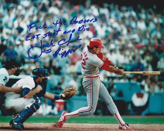Jack Clark Autographed Signed 8X10 St. Louis Cardinals Photo - Autographs