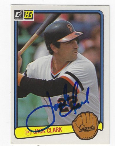 Jack Clark Autographed Signed San Francisco Giants 1983 Donruss Card - Autographs
