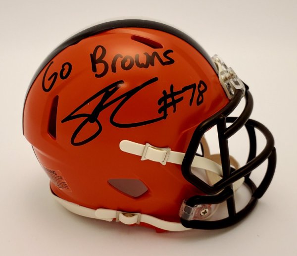 Jack Conklin Cleveland Browns Autographed Signed Mini Helmet - Certified Authentic 