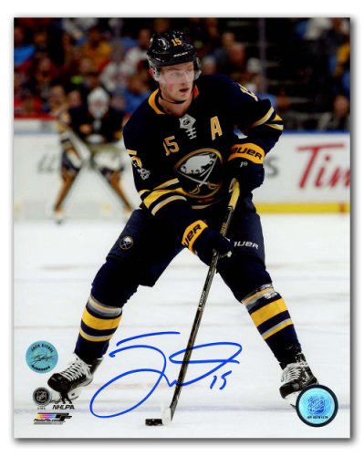 Jack Eichel Autographed Signed Buffalo Sabres Game Action 8x10 Photo