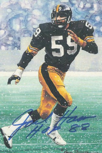 Jack Ham Autographed Signed Goal Line Art Card - Autographs