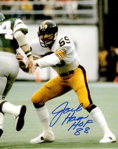 Jack Ham Autographed Signed HOF 88 8X10 Pittsburgh Steelers Photo - Autographs