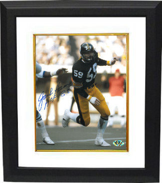 Jack Ham Autographed Signed Pittsburgh Steelers 8x10 Photo Custom Framing w/ HOF 88 