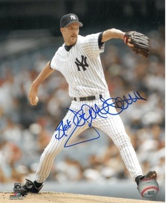 Jack McDowell signed New York Yankees 8x10 Photo "Black