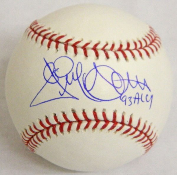 Jack McDowell Signed Official MLB Baseball w/93 AL CY