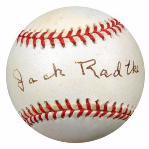 Jack Radtke Autographed Signed Official Nl Baseball Brooklyn Dodgers PSA/DNA 