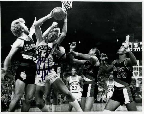 Jack Sikma Autographed Signed 8X10 Photo Seattle Supersonics Mcs Holo #70204 
