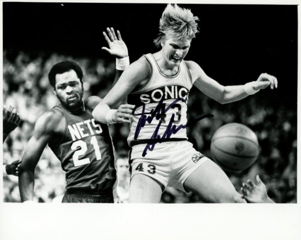 Jack Sikma Autographed Signed 8X10 Photo Seattle Supersonics Mcs Holo #70209 