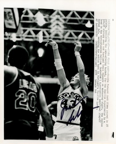 Jack Sikma Autographed Signed 8X10 Wire Photo Seattle Supersonics Mcs Holo #70199 