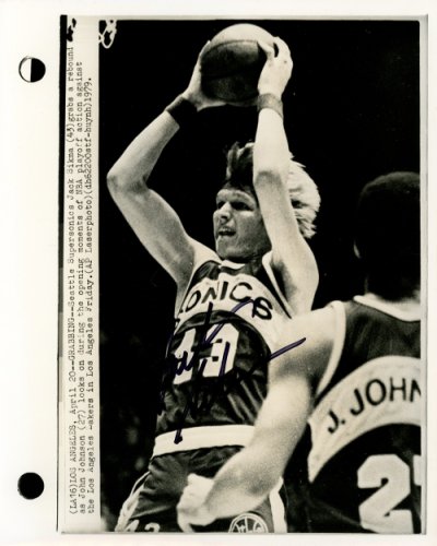 Jack Sikma Autographed Signed 8X10 Wire Photo Seattle Supersonics Mcs Holo #70217 