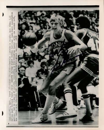 Jack Sikma Autographed Signed 8X10 Wire Photo Seattle Supersonics Mcs Holo #70219 