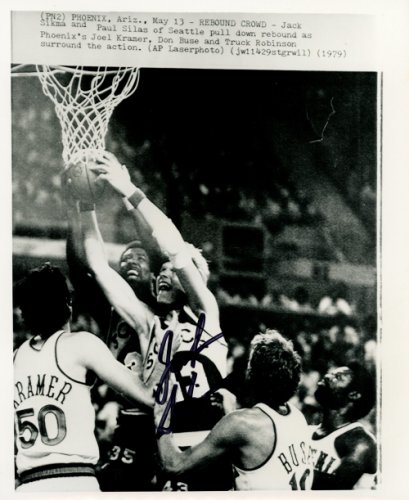 Jack Sikma Autographed Signed 8X10 Wire Photo Seattle Supersonics Mcs Holo #70221 