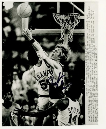 Jack Sikma Autographed Signed 8X10 Wire Photo Seattle Supersonics Mcs Holo #70222 